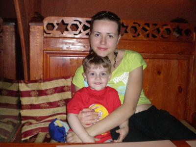 Екатерина Якунина с сыном Андреем